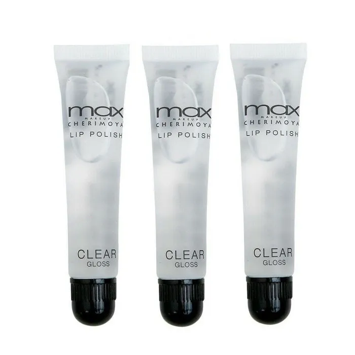 Max Cherimoya Lip Polish Lip Gloss Lip Moisturizing Clear 3pcs set Beauty Tool MZ0713 MAX Anal Max Cherimoya Lip Polish Lip Gloss Lip Moisturizing Clear 3pcs set Beauty Tool MZ0713 MAX Anal