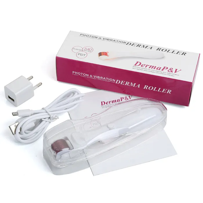 MISS AMMY Dildos LED Light Derma Roller System Skin 540 Needle Roller Derma Vib Efficient Massage 466 MISS AMMY Dildos LED Light Derma Roller System Skin 540 Needle Roller Derma Vib Efficient Massage 466