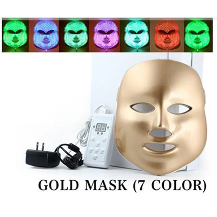 missammy Dildos LED Mask Photon Therapy 7Colors Lights Treatment Facial Beauty Skin Rejuvenation526