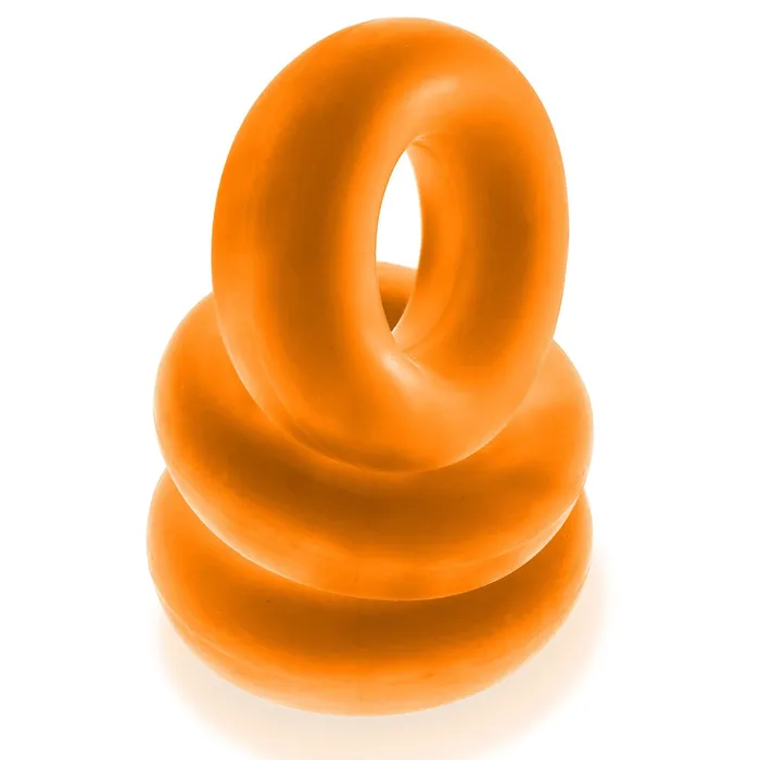 Oxballs Enhancers Fat Willy 3Pack Jumbo Cockring Orange