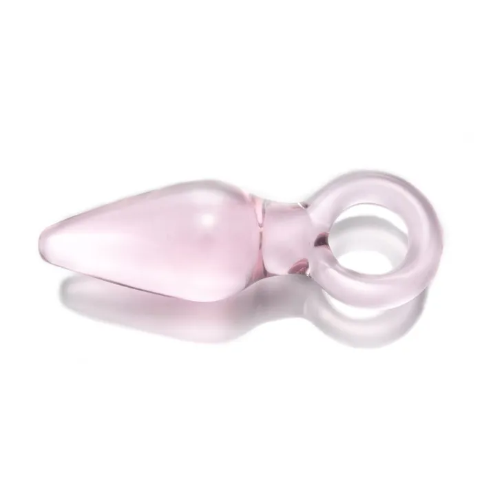 Pink Crystal Spear Beginner Kit Glass Plug Lovegasm Anal