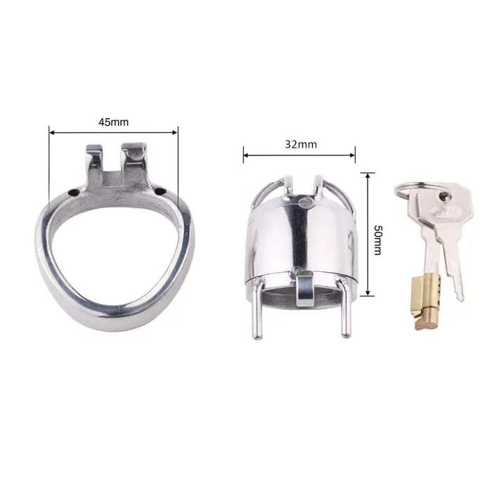 Sturdy Metal Tiny Cage Lovegasm Male Sex Toys