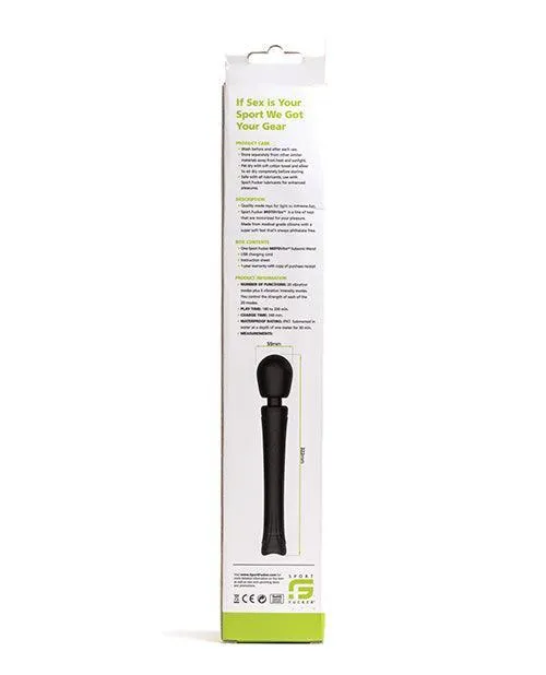 665 INC Anal Sport Fucker Motovibe Subsonic Wand Black