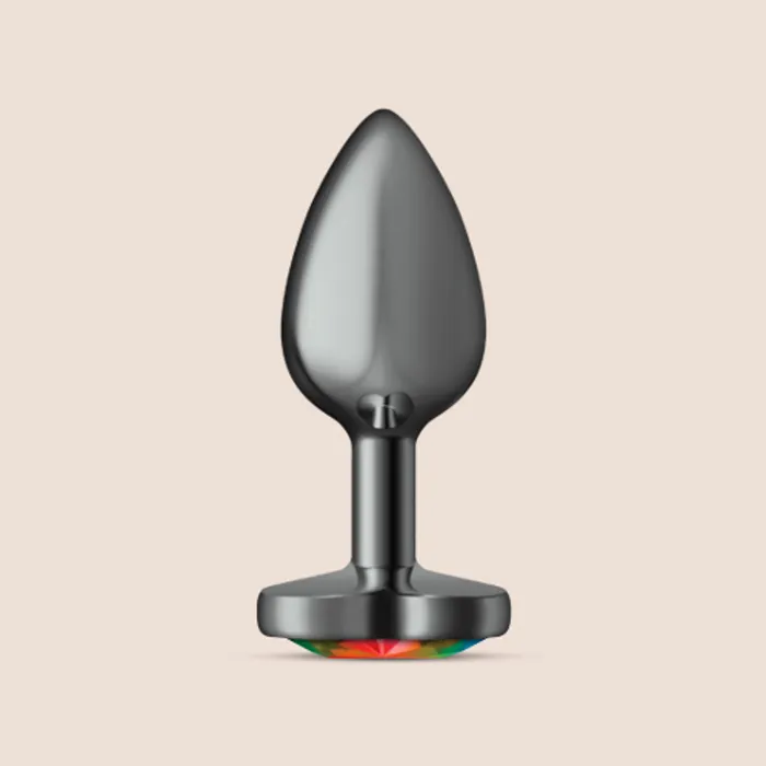 Anal Viben Toys Cheeky Charms Gunmetal Heart Plug lightweight metal booty jewelry