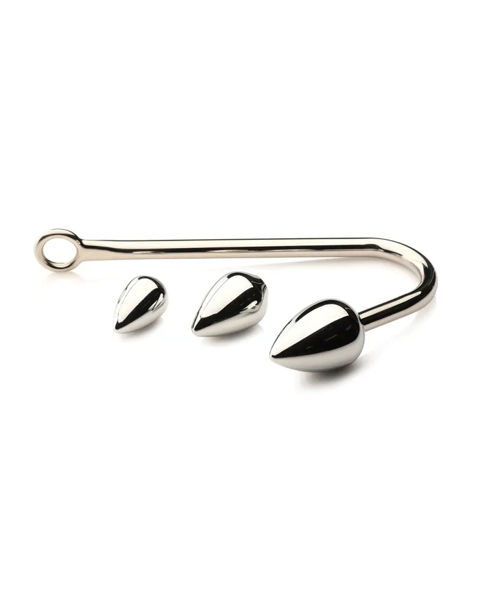 Anal Xr LLC Master Series Anal Hook Trainer w3 Plugs Silver Anal Xr LLC Master Series Anal Hook Trainer w3 Plugs Silver