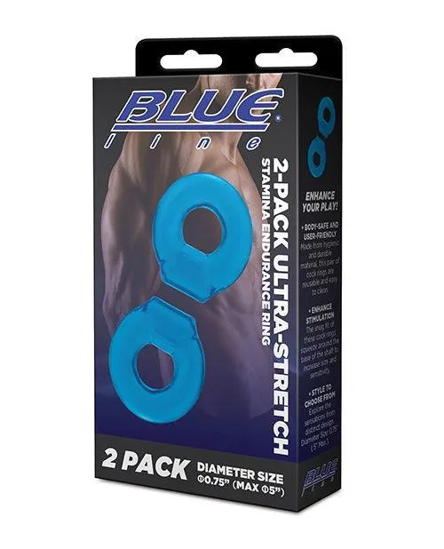 Blue Line C B Ultrastretch Stamina Endurance Ring Jelly Blue Pack Of 2 Electric Eel INC Vibrators Blue Line C B Ultrastretch Stamina Endurance Ring Jelly Blue Pack Of 2 Electric Eel INC Vibrators