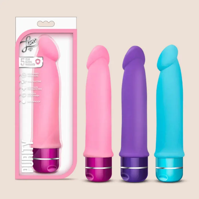 Blush Novelties Luxe Purity smooth silicone Anal
