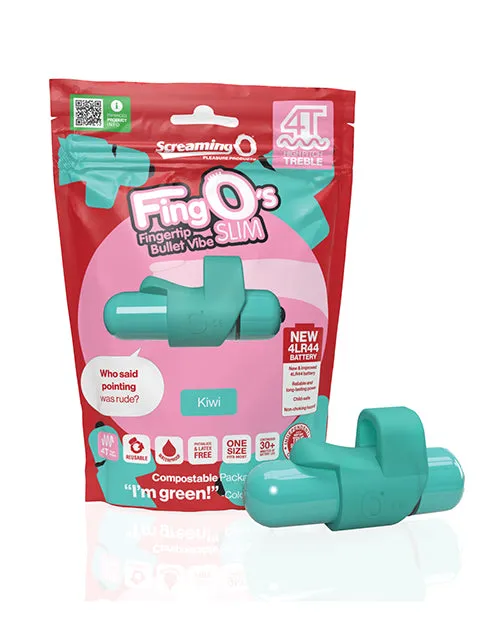 Bushman Products Female Sex Toys Screaming O 4T FingO Slim Kiwi