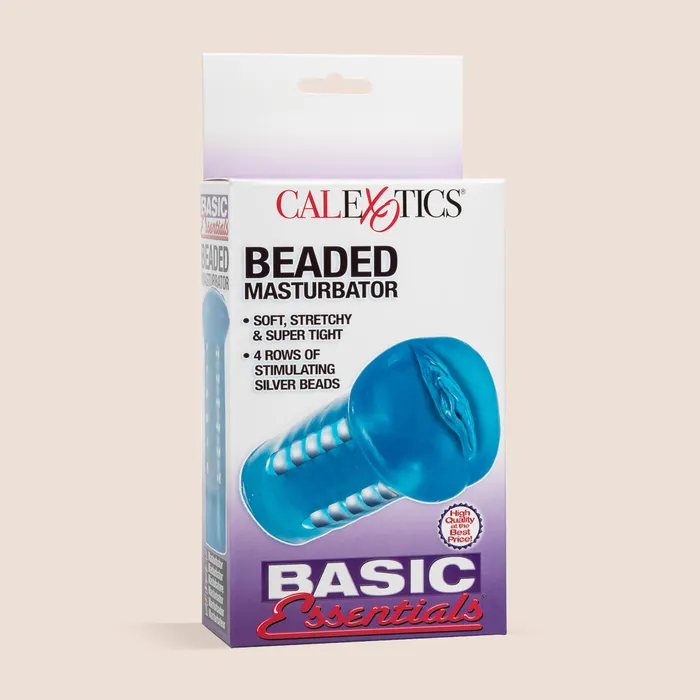 CalExotics Basic Essentials Beaded Masturbator stoker with beaded interior California Exotic Novelties LLC Male Sex Toys CalExotics Basic Essentials Beaded Masturbator stoker with beaded interior California Exotic Novelties LLC Male Sex Toys