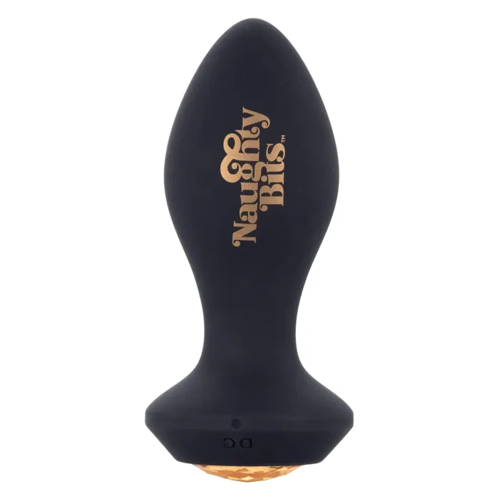 California Exotics California Exotics Naughty Bits Shake Your Ass Petite Vibrating Butt Plug Black Anal