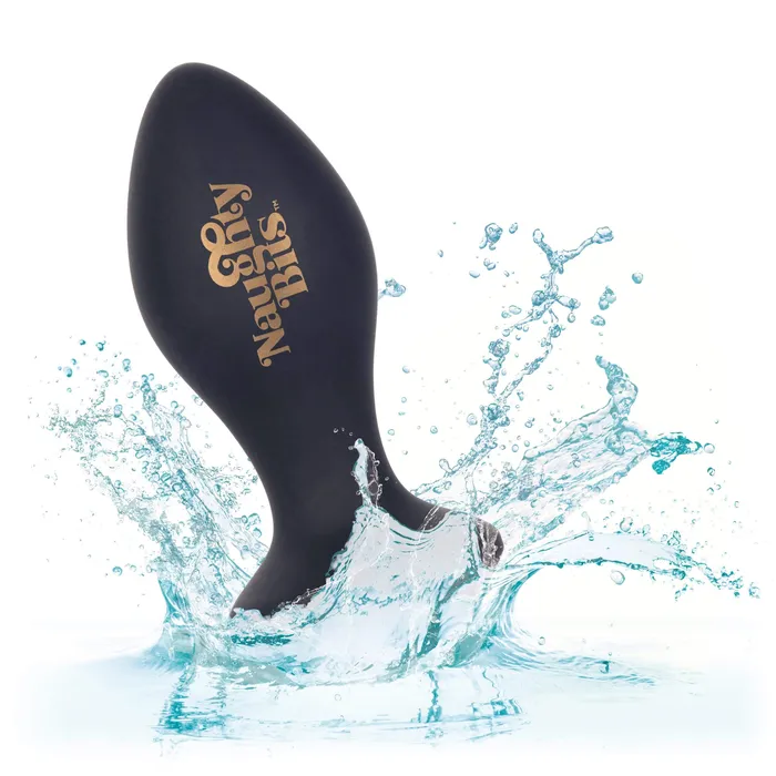 California Exotics California Exotics Naughty Bits Shake Your Ass Petite Vibrating Butt Plug Black Anal