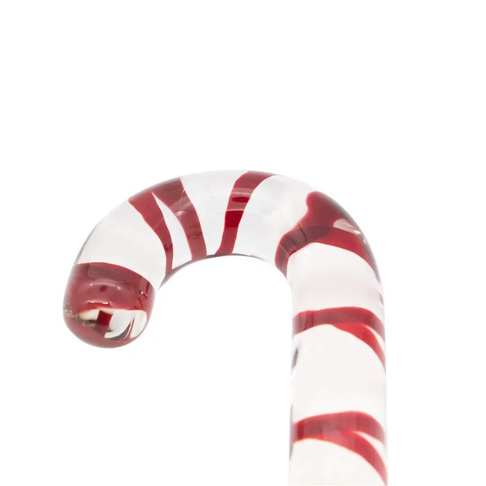 Chirstams Gift Doubleend Butt Plug Glass Pleasure Wand Dildo Candy Cane Unisex Anal Butt Plug for Men Women propinkup Anal