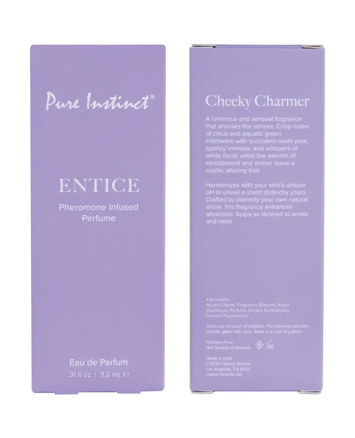 Classic Brands Vibrators Pure Instinct Pheromone Perfume Entice 92 ml Spray