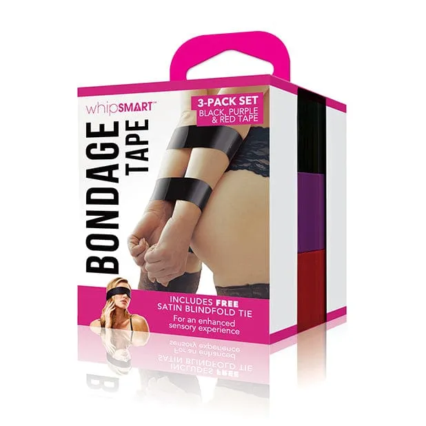 Couples WhipSmart WhipSmart Bondage Tape Pack of 3 Multi Colour