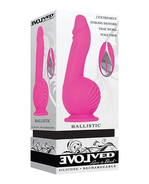 Dildos Evolved Ballistic Dildo Pink Evolved Novelties INC