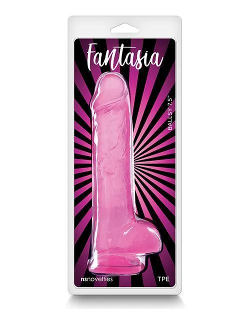 Dildos Ns Novelties INC Fantasia Ballsy 75 Dildo