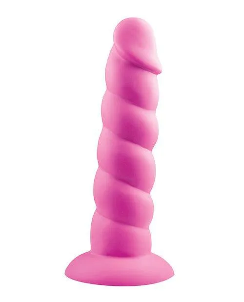 Dildos Rock Candy Toys LLC Rock Candy Suga Daddy Silicone Dildo Pink