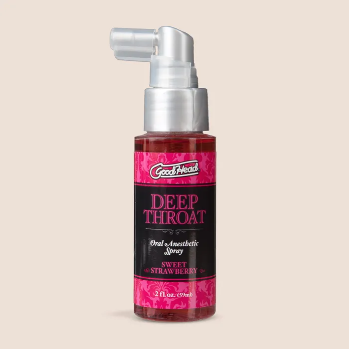 Doc Johnson Enterprises Male Sex Toys Goodhead Deep Throat Spray 2 oz flavored throat desensitizer Doc Johnson Enterprises Male Sex Toys Goodhead Deep Throat Spray 2 oz flavored throat desensitizer