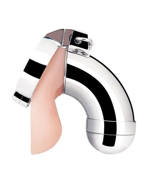 Electric Eel INC Vibrators Blue Line Submission Cage Silver