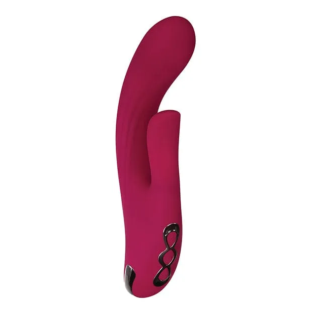 Evolved Red Dream Dual Stimulator Rabbit Vibrator Burgundy Evolved Vibrators