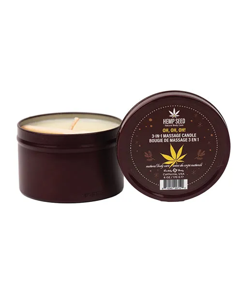 Female Sex Toys Earthly Body 2024 Holiday 3 in 1 Massage Candle 6 oz Oh Oh Oh Earthly Body Female Sex Toys Earthly Body 2024 Holiday 3 in 1 Massage Candle 6 oz Oh Oh Oh Earthly Body