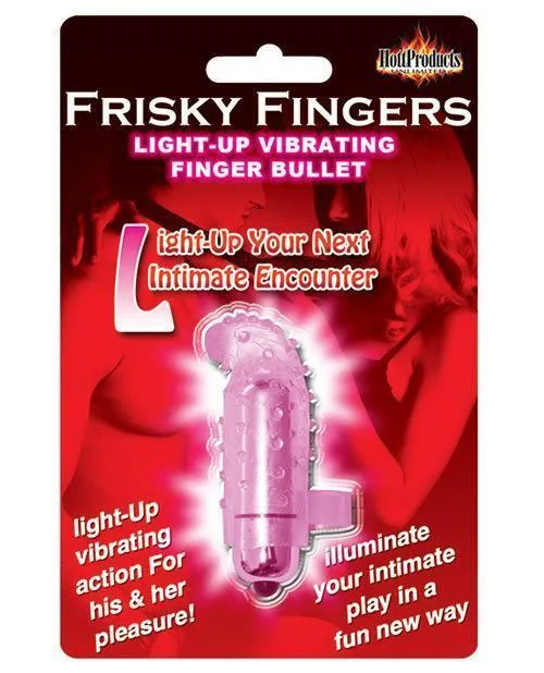 Frisky Finger Light Up Vibrating Finger Bullet Hott Products Female Sex Toys Frisky Finger Light Up Vibrating Finger Bullet Hott Products Female Sex Toys