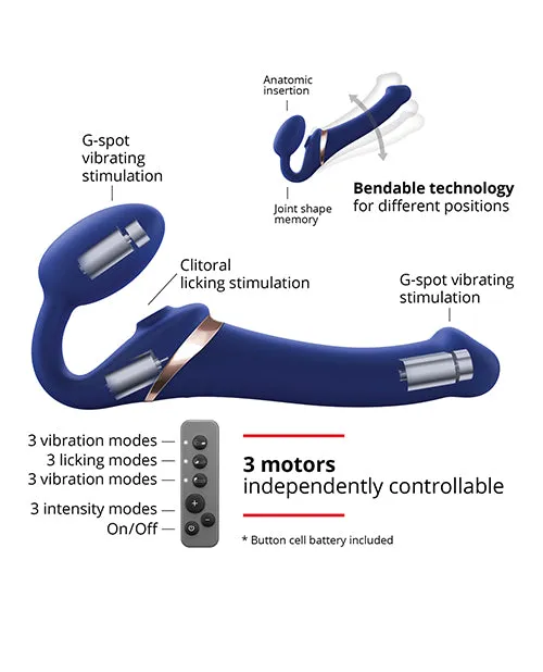 Lovely Planet Female Sex Toys Strap On Me Multi Orgasm Bendable Strapless Strap On Small
