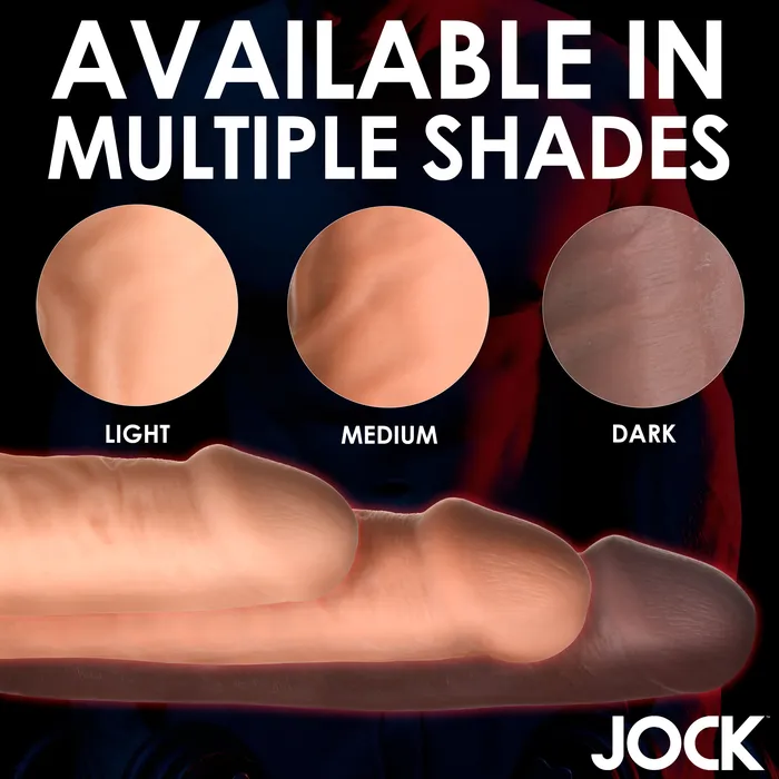Male Sex Toys CURVE TOYS JOCK Extra Long 3 Penis Extension Sleeve Light Color