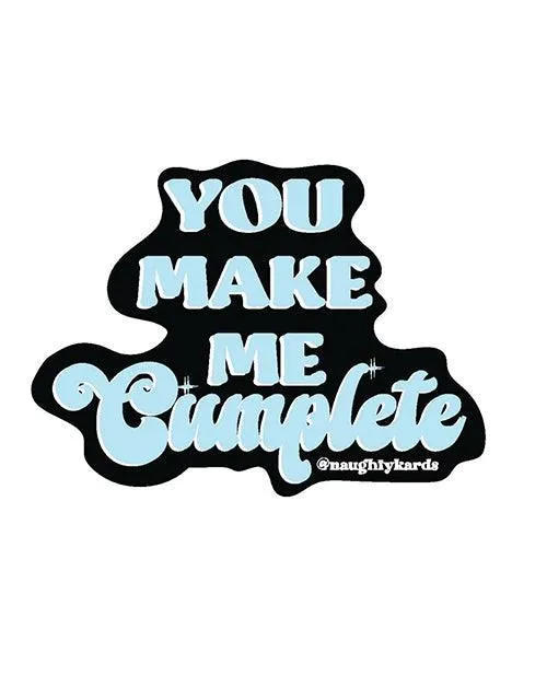 Male Sex Toys Kush Kards LLC Cumplete Sticker Pack of 3
