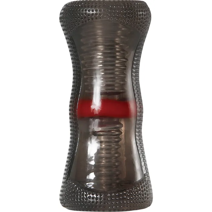 Male Sex Toys Zero Tolerance Zero Tolerance The Vortex Soft Stroker with Vibrating Cock Ring Black
