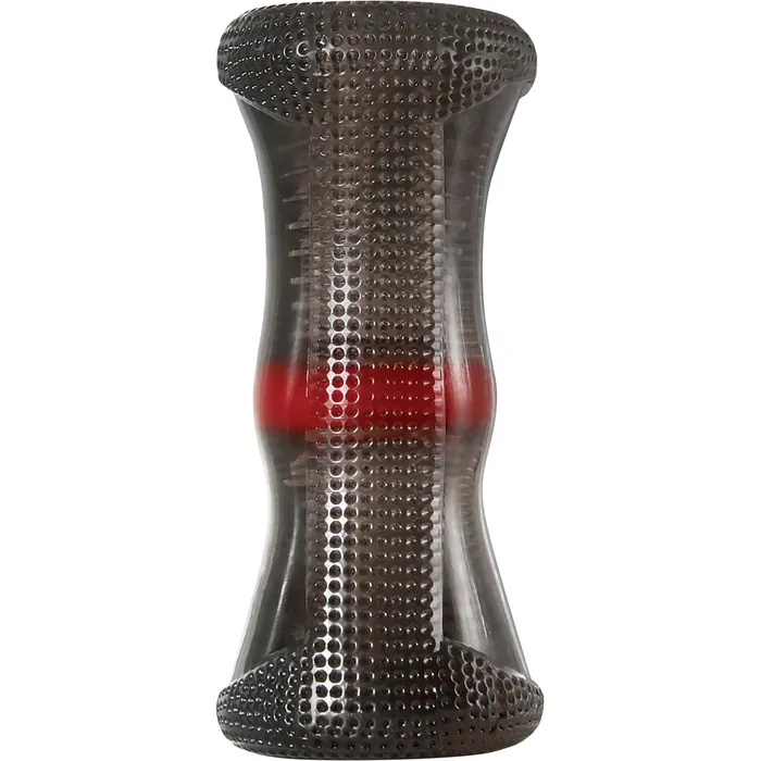 Male Sex Toys Zero Tolerance Zero Tolerance The Vortex Soft Stroker with Vibrating Cock Ring Black