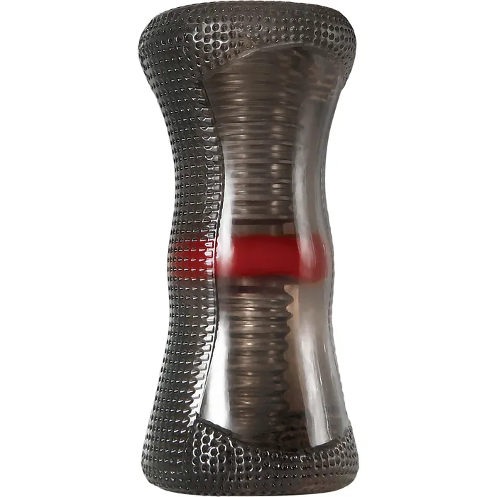 Male Sex Toys Zero Tolerance Zero Tolerance The Vortex Soft Stroker with Vibrating Cock Ring Black