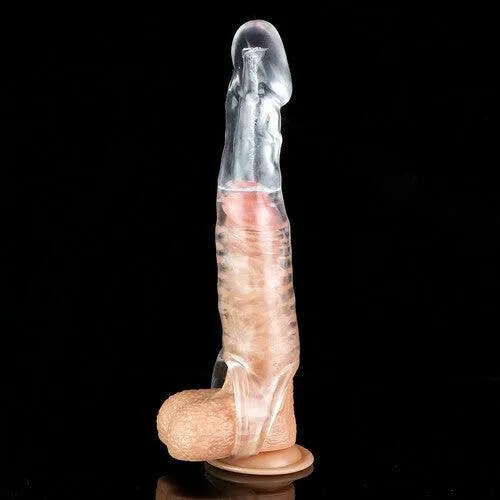 Mega Thick 25 Extra Inches Penis Extender with Ball Loop propinkup Male Sex Toys