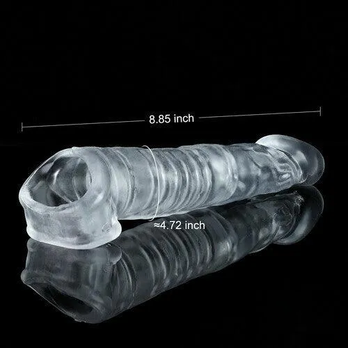 Mega Thick 25 Extra Inches Penis Extender with Ball Loop propinkup Male Sex Toys