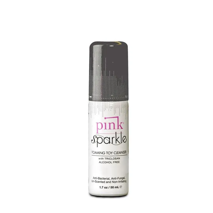 Pink Sparkle Foaming Toy Cleaner Pink Vibrators