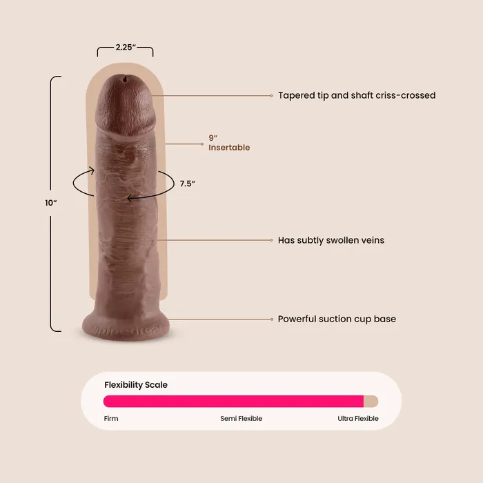 Pipedream Products King Cck 10 ultra realistic dildo Female Sex Toys
