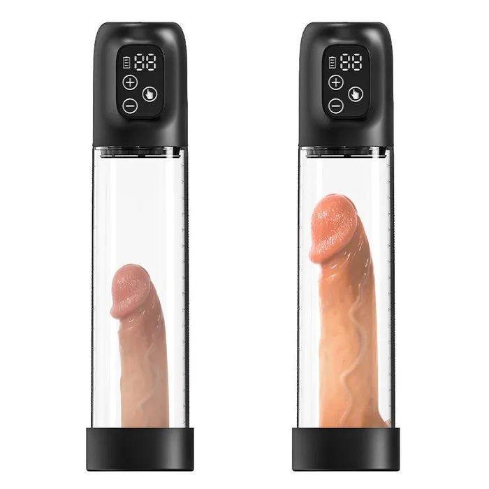 propinkup Male Sex Toys Water SPA Penis Pump LCD Screen Cock Enlargment Gear Male Trainning