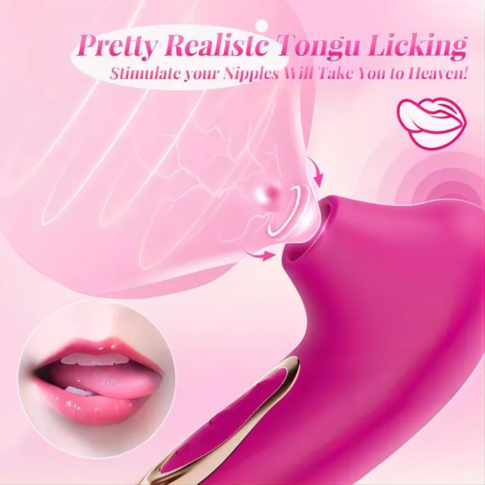 propinkup Vibrators Unique Design Licking Sucking Vibrator Women Sex Toy Clit Stimulator