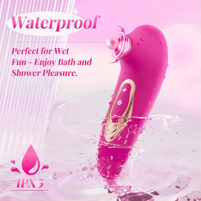 propinkup Vibrators Unique Design Licking Sucking Vibrator Women Sex Toy Clit Stimulator
