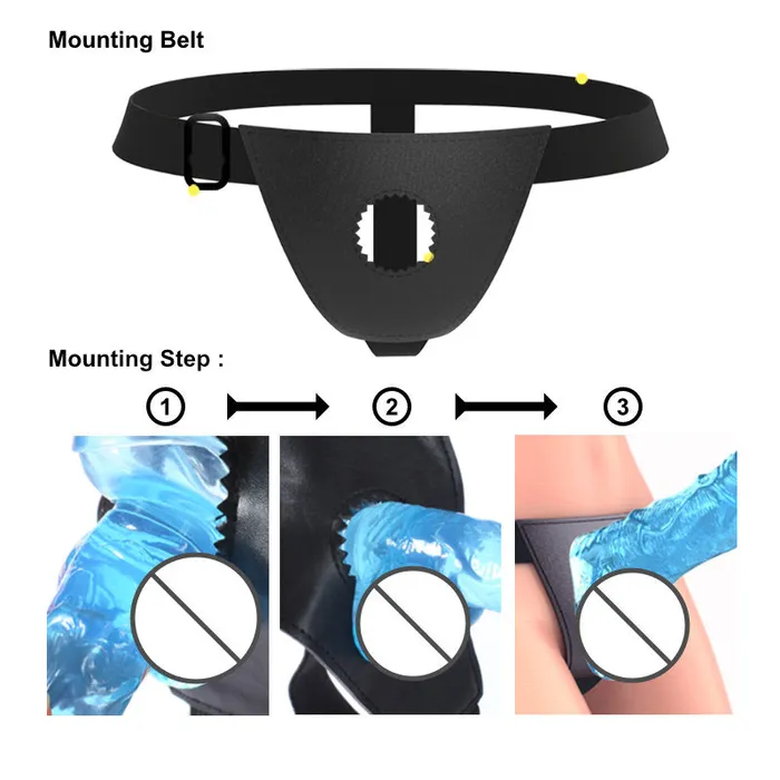 QY Crystal Strap on Dildo Small Javtoys Female Sex Toys