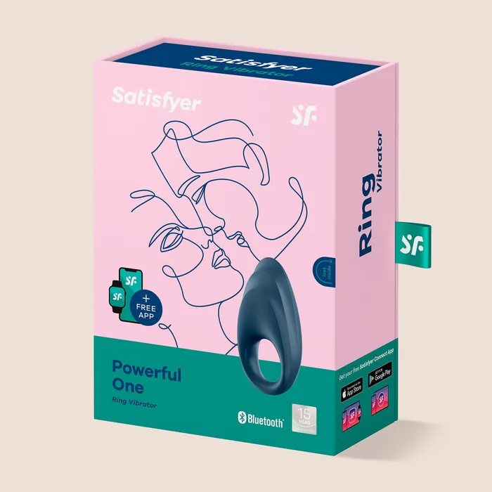 Satisfyer Powerful One vibrating app controllable penis ring EIS Inc Male Sex Toys