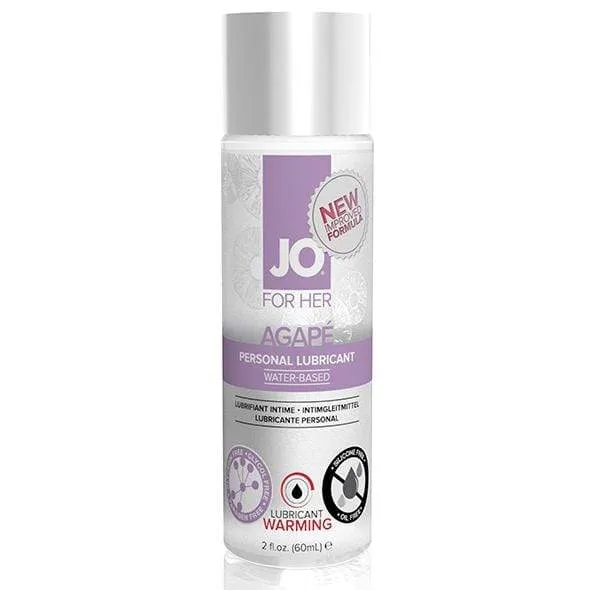 System Jo For Her Agape Warming Water Based Lubricant System Jo Anal