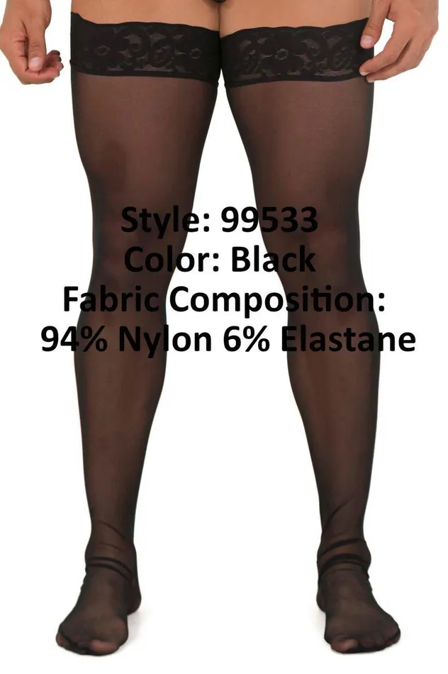 Vibrators CandyMan Mesh Thigh Highs Vibrators CandyMan Mesh Thigh Highs