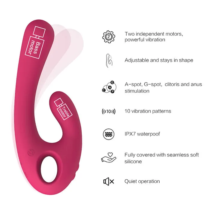 Vibrators Javtoys Nomi Tang Flex Bi