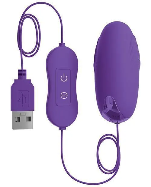 Vibrators Pipedream Products Omg Bullets hash Tag Happy Purple