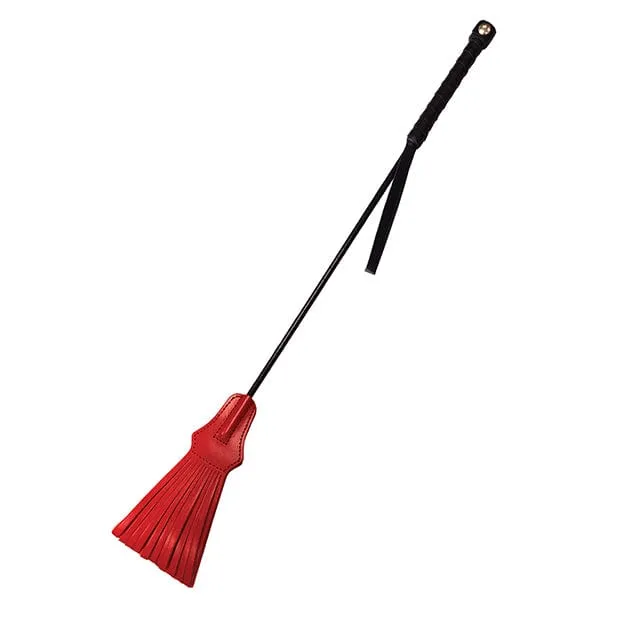 Vibrators Rouge Tasseled BDSM Riding Crop Red Rouge
