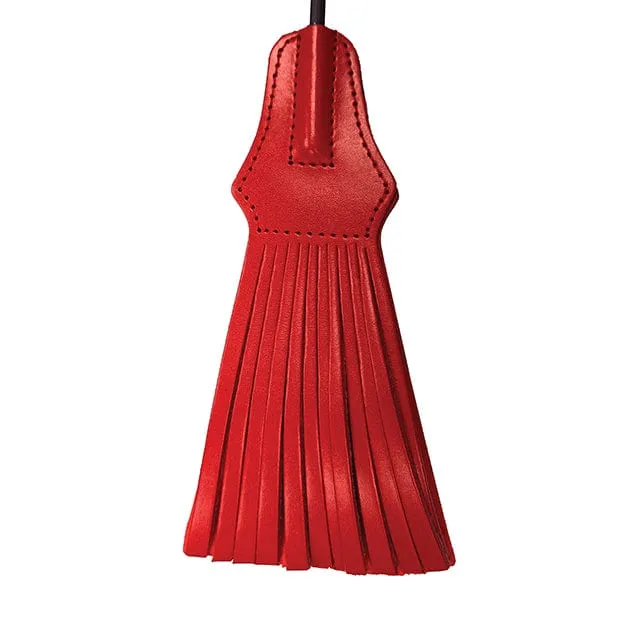 Vibrators Rouge Tasseled BDSM Riding Crop Red Rouge