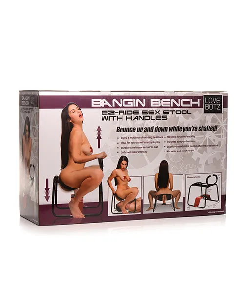 Xr LLC Couples LoveBotz Bangin Bench EZRide Sex Stool wHandles