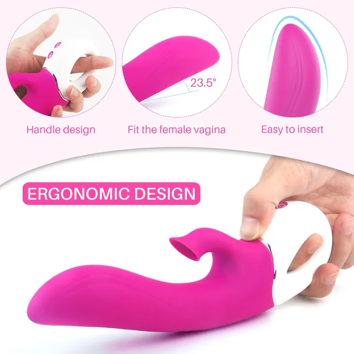YOSPOSS Female Sex Toys 9 Suction 9 Vibration Clit G Spot Rabbit Vibrator ComeHither Motion