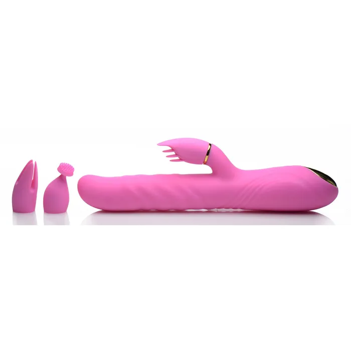 10X VersaThrust Vibe Thrust Rabbit w Attachments Inmi Vibrators